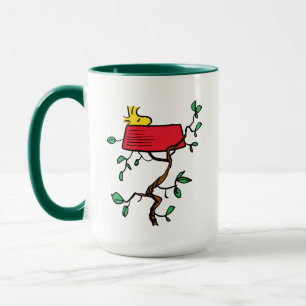 Peanuts Woodstock Napping in Snoopy's Dish Mug