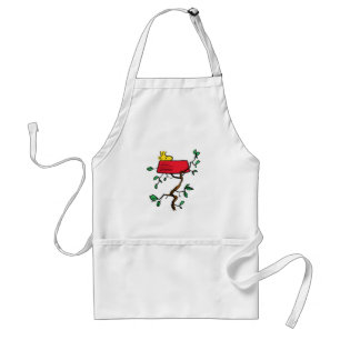 Peanuts   Woodstock Napping in Snoopy's Dish Standard Apron