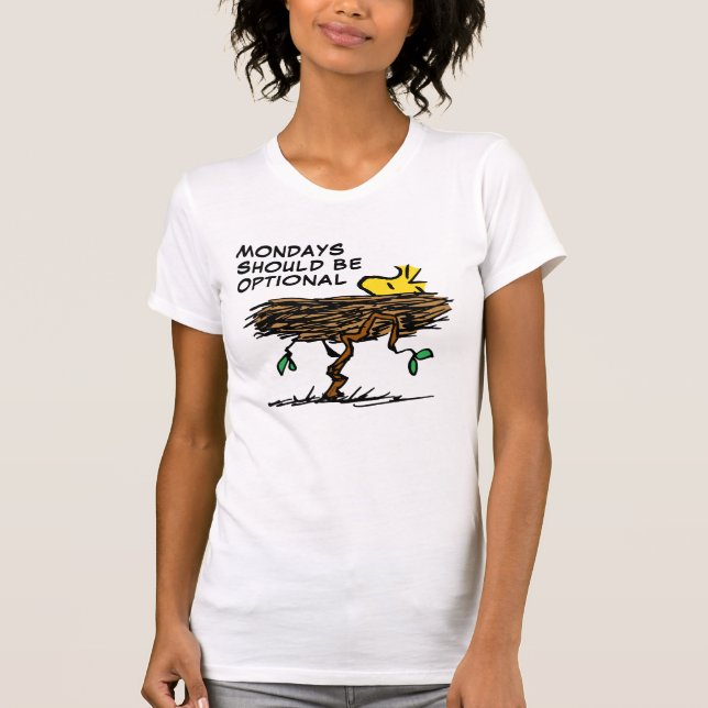 Peanuts | Woodstock Napping T-Shirt (Front)