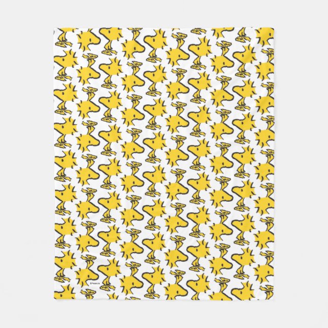 Peanuts | Woodstock Pattern Fleece Blanket (Front)