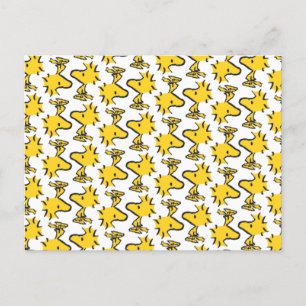Peanuts Woodstock Pattern Postcard