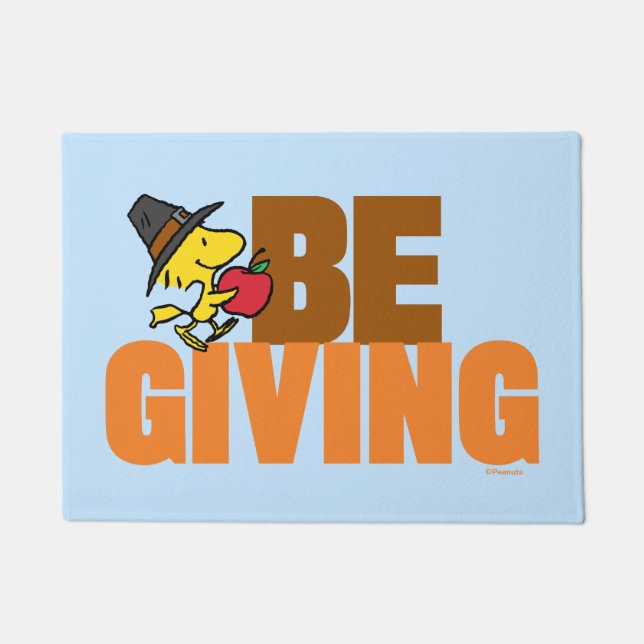 Peanuts | Woodstock Pilgrim Doormat (Front)