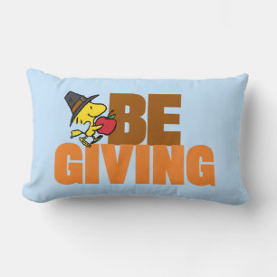 Peanuts   Woodstock Pilgrim Lumbar Cushion