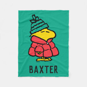 Peanuts   Woodstock Puffy Winter Jacket Fleece Blanket
