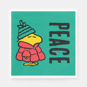Peanuts   Woodstock Puffy Winter Jacket Napkin