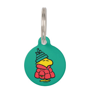 Peanuts Woodstock Puffy Winter Jacket Pet Tag