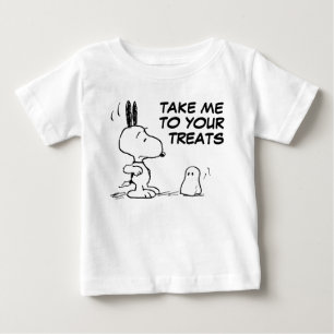 Peanuts   Woodstock Scares Snoopy Baby T-Shirt