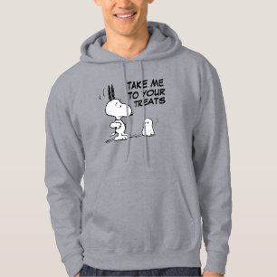 Peanuts   Woodstock Scares Snoopy Hoodie