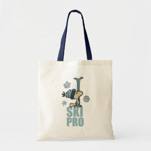 Peanuts   Woodstock Ski Pro Tote Bag
