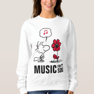 Peanuts Woodstock Smelling the Flowers Sweatshirt