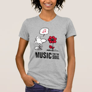 Peanuts Woodstock Smelling the Flowers T-Shirt