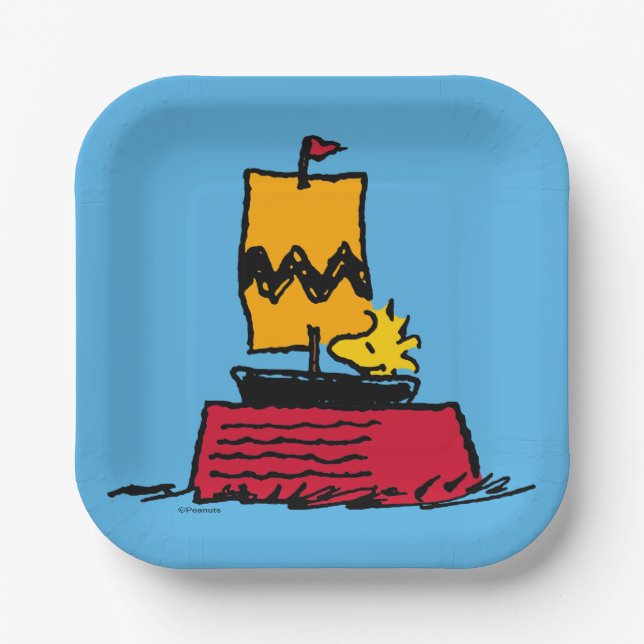 Peanuts | Woodstock Snoopy Dish Sail Boat (Front)