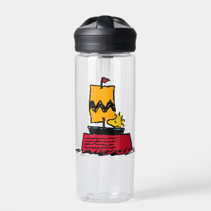 Peanuts   Woodstock Snoopy Dish Sail Boat Water Bottle
