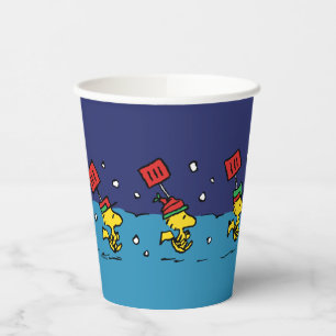 Peanuts   Woodstock Snow Shovel Team Paper Cups