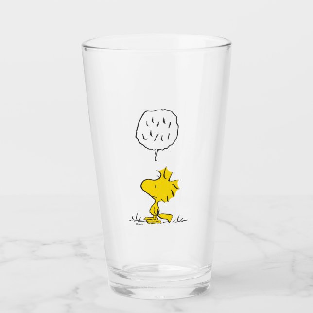 Peanuts | Woodstock Speaks Glass (Front)