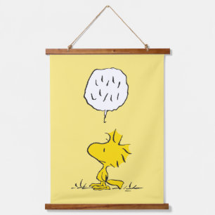 Peanuts Woodstock Speaks Hanging Tapestry