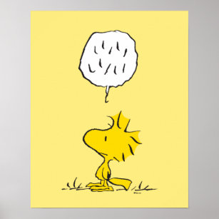 Peanuts   Woodstock Speaks & Polka Dots Poster