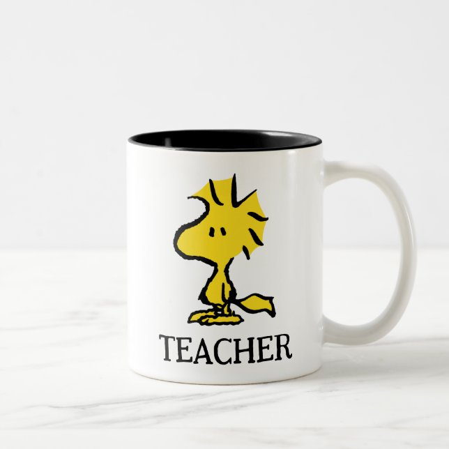 Peanuts | Woodstock Teacher Two-Tone Coffee Mug (Right)