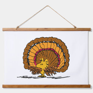 Peanuts Woodstock Turkey Hanging Tapestry