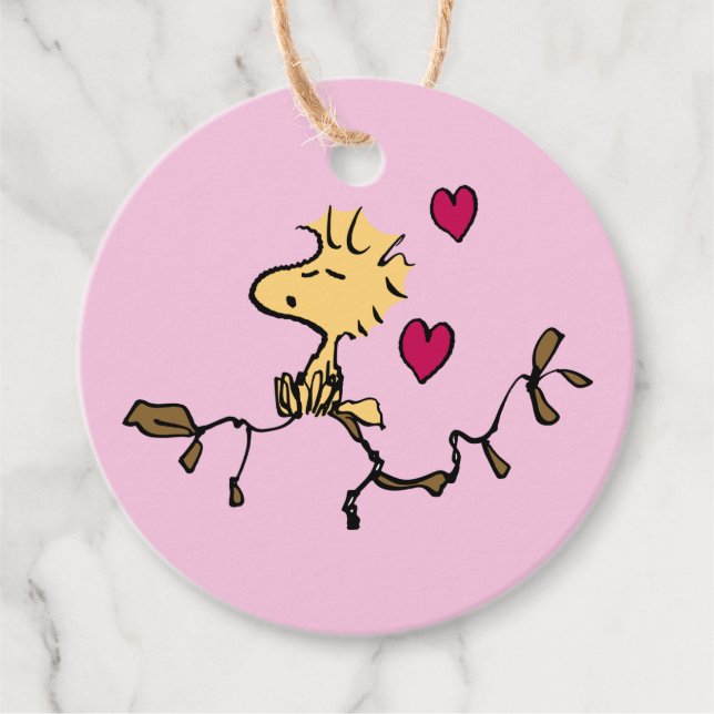 Peanuts | Woodstock Whistle Favour Tags (Front)