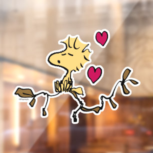 Peanuts Woodstock Whistle Window Cling