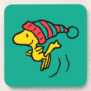 Peanuts Woodstock Winter Beanie Cap Coaster