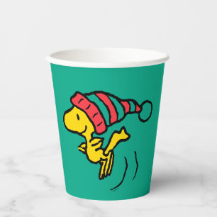 Peanuts   Woodstock Winter Beanie Cap Paper Cups