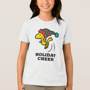 Peanuts   Woodstock Winter Beanie Cap Tri-Blend Shirt