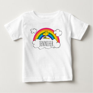 PEANUTS   Woodstock's Rainbow Polka Dots Baby T-Shirt