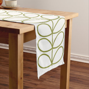 Pear and white Linear Stem Slate by Orla Kiely Long Table Runner