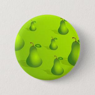 Pear Background 6 Cm Round Badge
