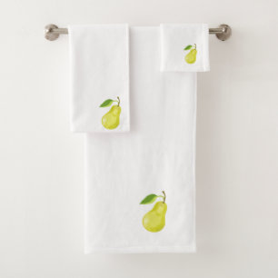Pear Bath Towel Set