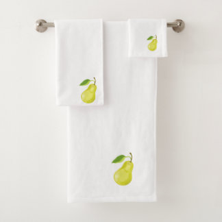 Pear Bath Towel Set