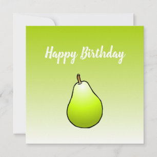 Pear Birthday Card
