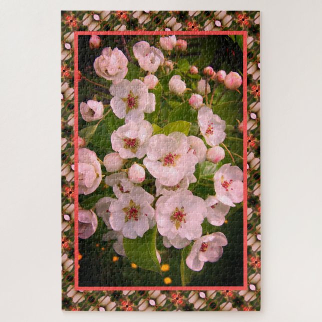 Pear Blossoms Jigsaw Puzzle (Vertical)