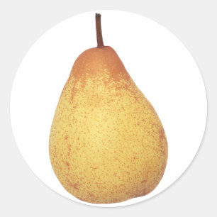 Pear Classic Round Sticker