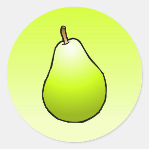 Pear - Classic Round Sticker
