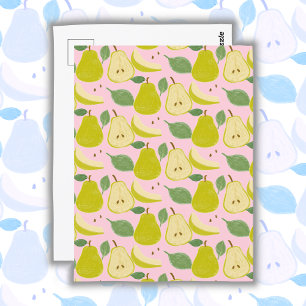 Pear Fruit Postcard