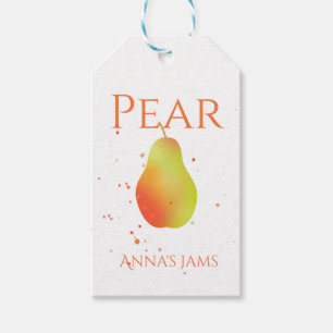 Pear Fruits Gift Tags