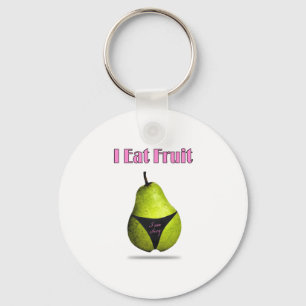 Pear fruits key ring