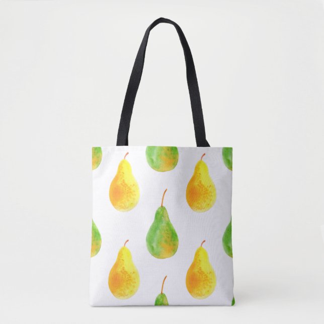 Pear fruits seamless pattern tote bag (Front)