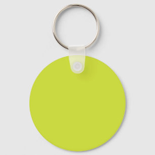 Pear Green D1E231 Colour With Option to Add a Name Key Ring