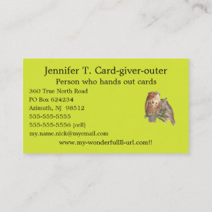 Pear Green D1E231 Monochrome Single Solid Colour Business Card