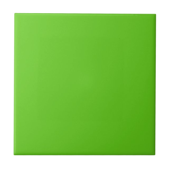 Pear Green Solid Colour Tile (Front)