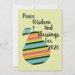Pear Holiday Card