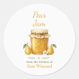 Pear Jam From the Kitchen Of Label