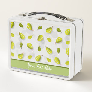 Pear Metal Lunch box