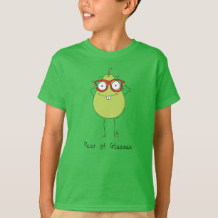 Pear of Glasses Funny & Cute Kid's Boy's T-Shirt