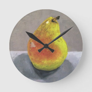 Pear Painting Clock