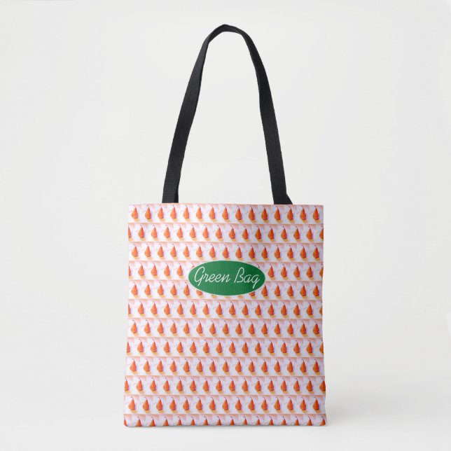Pear Pattern Tote Bag (Front)